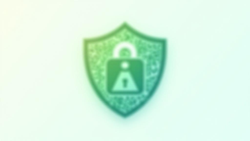 データのセキュリティと保護を示す抽象的なアイコン
